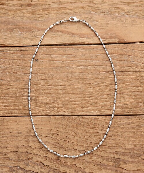 CIAOPANIC TYPY(チャオパニックティピー)の「lilプチメタルビーズネックレス(ネックレス・レディース・シルバー・ONE)」の1枚目の写真