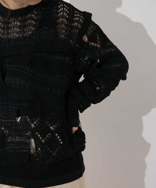 malamute（マラミュート）の「malamute blue wavy knit（）」 - WEAR