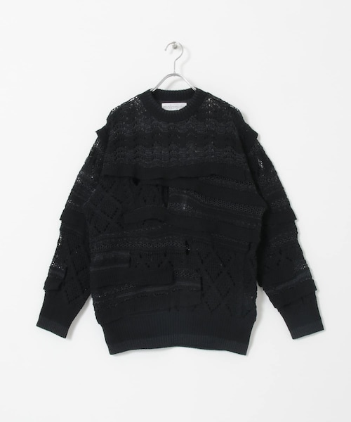 malamute wavy knit ブラック malamute（マラミュート）の「malamute blue wavy knit（）」 - WEAR