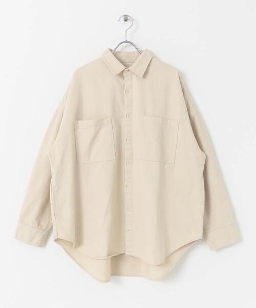 URBAN RESEARCH Sonny Label（アーバンリサーチサニーレーベル）の「デニムオーバーシャツ（その他・メンズ・ホワイト/デニム・M/L）」の8枚目の写真