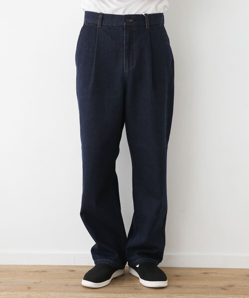 URBAN RESEARCH Sonny Label（アーバンリサーチサニーレーベル）の「ワイドタックパンツ（その他・メンズ・インディゴ/カーキ/オフ・M/L）」の7枚目の写真