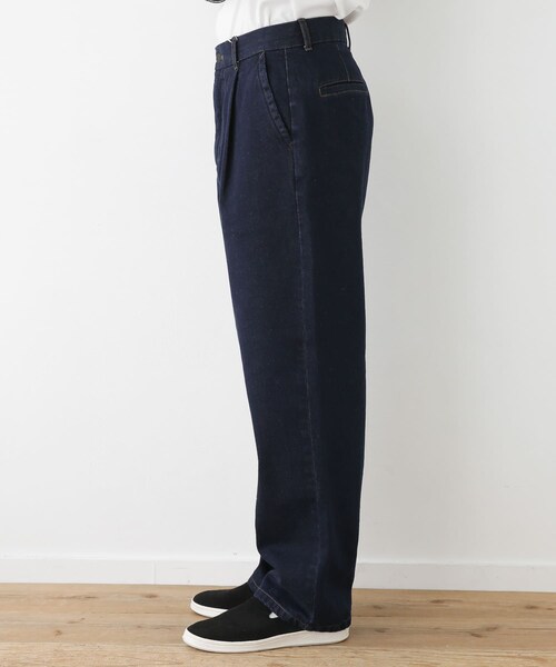 URBAN RESEARCH Sonny Label（アーバンリサーチサニーレーベル）の「ワイドタックパンツ（その他・メンズ・インディゴ/カーキ/オフ・M/L）」の8枚目の写真