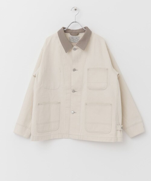 URBAN RESEARCH Sonny Label（アーバンリサーチサニーレーベル）の「衿切替カバーオールジャケット（その他・メンズ・インディゴ/カーキ/オフ・M/L）」の11枚目の写真