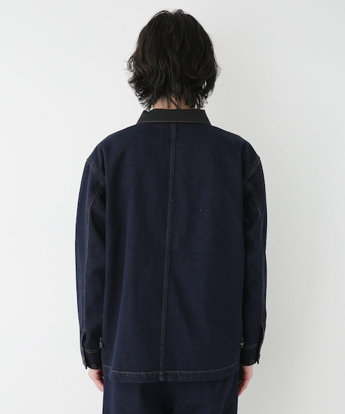 URBAN RESEARCH Sonny Label（アーバンリサーチサニーレーベル）の「衿切替カバーオールジャケット（その他・メンズ・インディゴ/カーキ/オフ・M/L）」の9枚目の写真