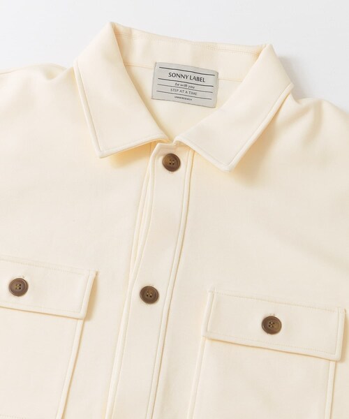 URBAN RESEARCH Sonny Label(アーバンリサーチサニーレーベル)の「ダンボールニットCPOジャケット(その他・メンズ・ミント/アイボリー/ネイビー・M/L)」の14枚目の写真