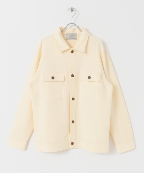 URBAN RESEARCH Sonny Label(アーバンリサーチサニーレーベル)の「ダンボールニットCPOジャケット(その他・メンズ・ミント/アイボリー/ネイビー・M/L)」の7枚目の写真