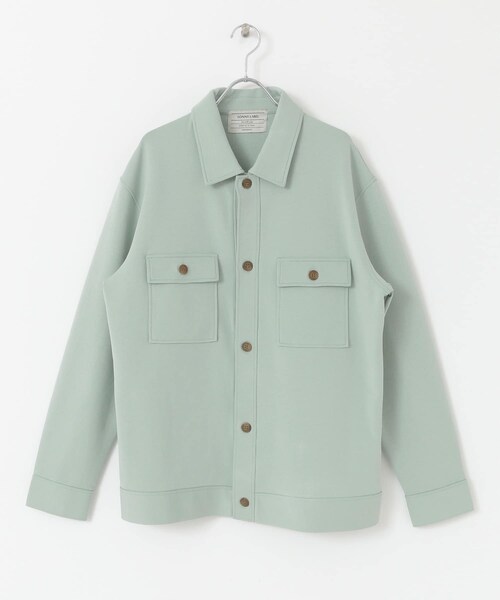 URBAN RESEARCH Sonny Label(アーバンリサーチサニーレーベル)の「ダンボールニットCPOジャケット(その他・メンズ・ミント/アイボリー/ネイビー・M/L)」の8枚目の写真
