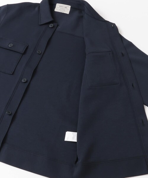 URBAN RESEARCH Sonny Label(アーバンリサーチサニーレーベル)の「ダンボールニットCPOジャケット(その他・メンズ・ミント/アイボリー/ネイビー・M/L)」の11枚目の写真
