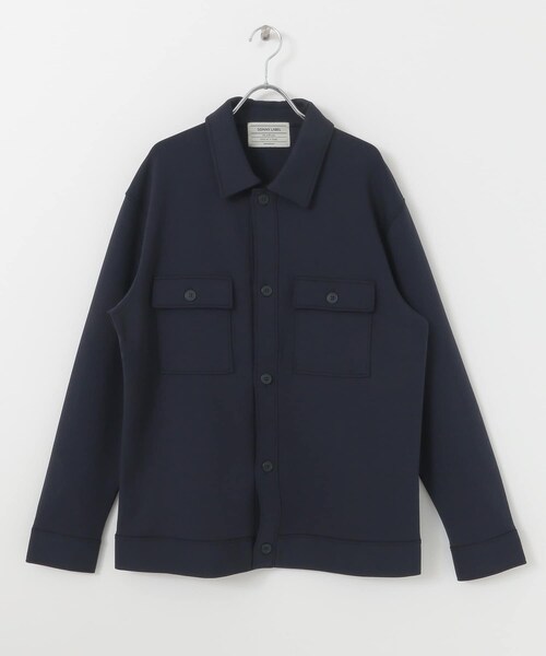URBAN RESEARCH Sonny Label(アーバンリサーチサニーレーベル)の「ダンボールニットCPOジャケット(その他・メンズ・ミント/アイボリー/ネイビー・M/L)」の9枚目の写真