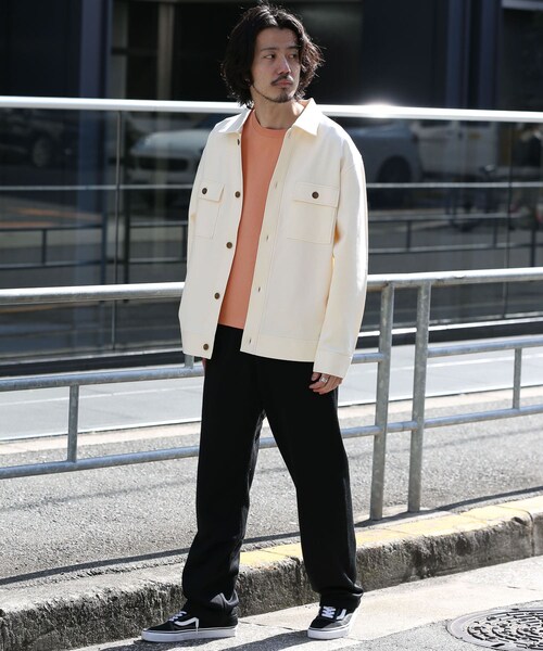URBAN RESEARCH Sonny Label(アーバンリサーチサニーレーベル)の「ダンボールニットCPOジャケット(その他・メンズ・ミント/アイボリー/ネイビー・M/L)」の4枚目の写真