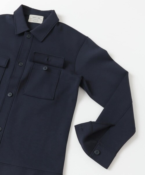 URBAN RESEARCH Sonny Label(アーバンリサーチサニーレーベル)の「ダンボールニットCPOジャケット(その他・メンズ・ミント/アイボリー/ネイビー・M/L)」の10枚目の写真