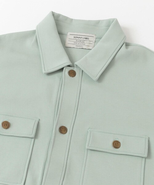 URBAN RESEARCH Sonny Label(アーバンリサーチサニーレーベル)の「ダンボールニットCPOジャケット(その他・メンズ・ミント/アイボリー/ネイビー・M/L)」の15枚目の写真