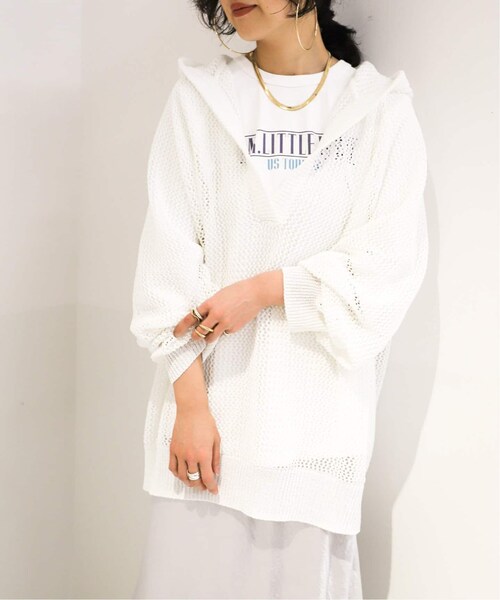 CITYSHOP（シティーショップ）の「《予約》KNITTING HOODY：ニット
