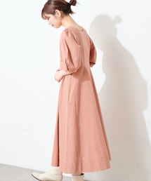 natural couture | 【WEB限定】ランタンスリーブワンピース(ワンピース)