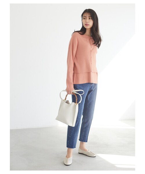 Green　Parks（グリーンパークス）の「・SUGAR SPOON センターラインデニムパンツ（パンツ・インディゴ/ライトインディゴ・F）」の8枚目の写真