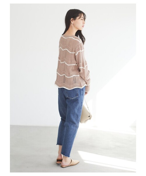 Green　Parks（グリーンパークス）の「・SUGAR SPOON センターラインデニムパンツ（パンツ・インディゴ/ライトインディゴ・F）」の11枚目の写真