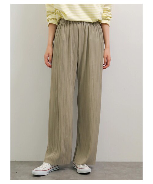 AMERICAN HOLIC(アメリカンホリック)の「プリーツワイドパンツ(パンツ・チャコールグレー/ライトベージュ/モカ・M/L)」の6枚目の写真
