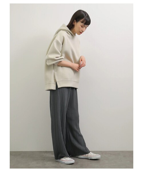 AMERICAN HOLIC(アメリカンホリック)の「プリーツワイドパンツ(パンツ・チャコールグレー/ライトベージュ/モカ・M/L)」の16枚目の写真