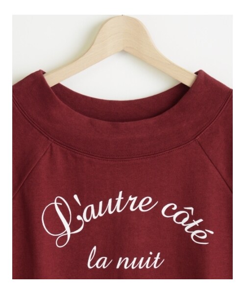 MAJESTIC LEGON（マジェスティックレゴン）の「∞裏毛ロゴプルオーバー（トップス・レディース・ボルドー/アイボリー/ネイビー/グレー・Free）」の2枚目の写真