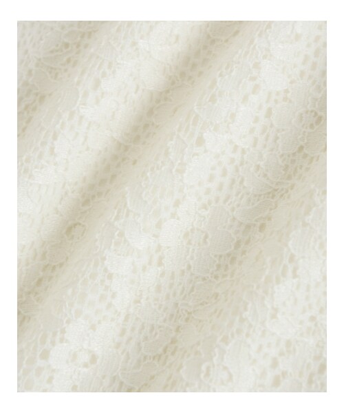 MAJESTIC LEGON(マジェスティックレゴン)の「∞衿つきレースプルオーバー(トップス・レディース・アイボリー柄/アイボリー/ブラック・Free)」の4枚目の写真