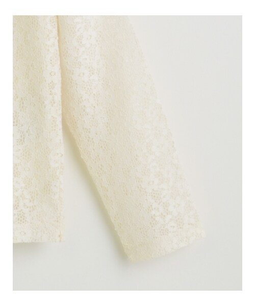 MAJESTIC LEGON(マジェスティックレゴン)の「∞衿つきレースプルオーバー(トップス・レディース・アイボリー柄/アイボリー/ブラック・Free)」の3枚目の写真