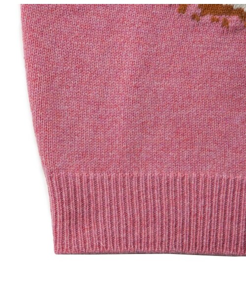 Maison Kitsune（メゾンキツネ）の「【先行受注】FOX HEAD PULLOVER（トップス・レディース・グレー/モスグリーン/ピンク系・S）」の9枚目の写真