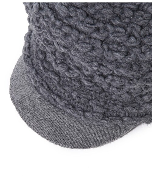 ADAM ET ROPE'（アダムエロペ）の「【Bertini】（帽子・レディース・ブラック/グレー・M）」の7枚目の写真