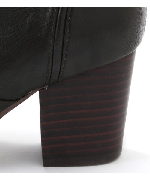 mysty woman（ミスティウーマン）の「折り返しレースアップブーティ（シューズ・レディース・グレー/ブラウン/ブラック・M/L）」の7枚目の写真
