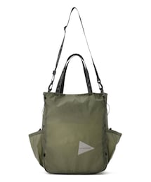 and wander | andwander/アンドワンダー sil tote bag シルトートバッグ(バッグ)