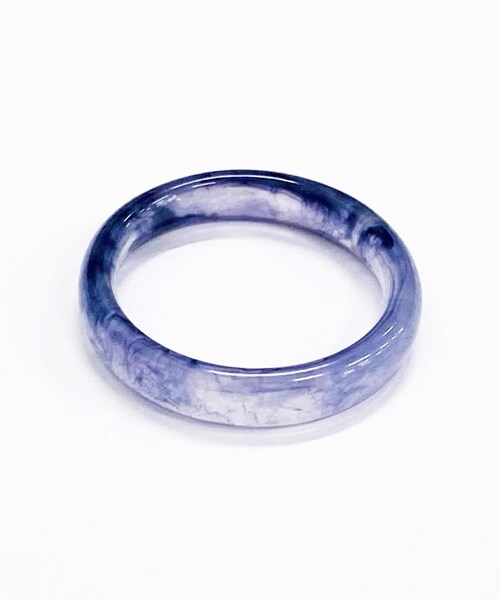 Lattice（Lattice）の「シンプルアクリルリング（リング・レディース・ブラウン/アイボリー/グリーン/パープル/その他・0）」の4枚目の写真