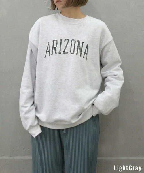 Sheson（シーズン）の「’ARIZONA’ロゴスウェットPO（スウェット・レディース・グレー/ライトグレー・FREE）」の2枚目の写真