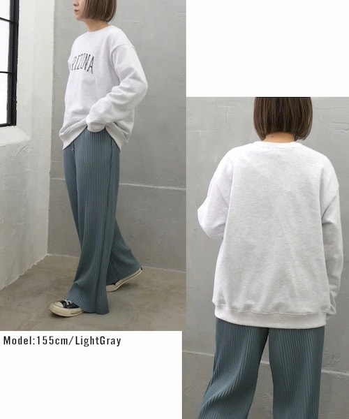 Sheson（シーズン）の「’ARIZONA’ロゴスウェットPO（スウェット・レディース・グレー/ライトグレー・FREE）」の3枚目の写真
