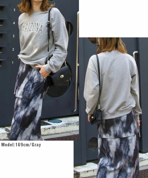 Sheson（シーズン）の「’ARIZONA’ロゴスウェットPO（スウェット・レディース・グレー/ライトグレー・FREE）」の5枚目の写真