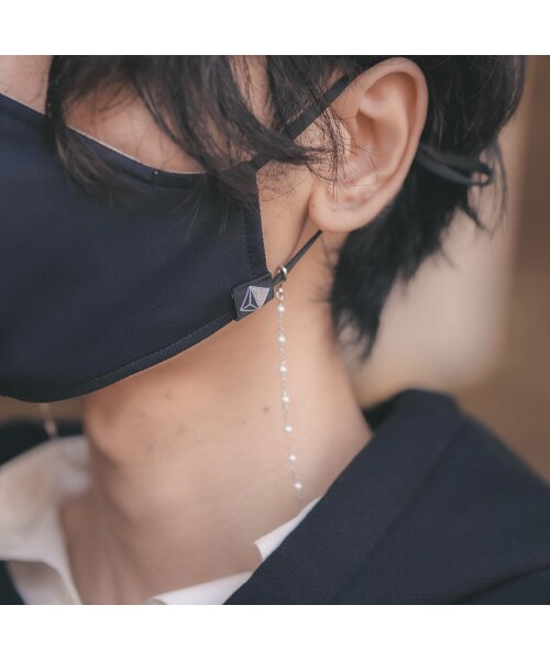 YohKi（ヨウキ）の「Face mask II (BLACK)（マスク・レディース・ブラック・FREE）」の6枚目の写真