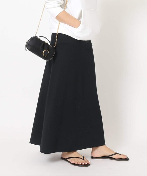 Deuxieme Classe Jersey スカート ネイビー 美品】EVERYDAY ILIKE