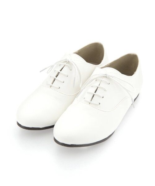 GLOBAL WORK(グローバルワーク)の「レースアップシューズ14FW(シューズ・レディース・ホワイト05/ブラック09・S(22-22.5cm)/M(23-23.5cm)/L(24-24.5cm))」の1枚目の写真