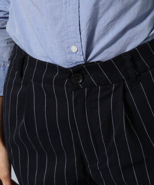 BLISS POINT Womens(ブリスポイント ウイメンズ)の「【Sサイズ展開アイテム】TRPUトラウザー(パンツ・レディース・キャメル/ネイビー/チェック/ストライプ・S/M/L)」の7枚目の写真