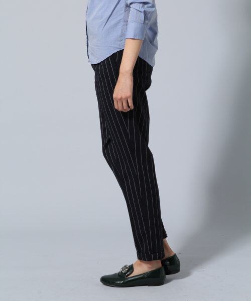 BLISS POINT Womens(ブリスポイント ウイメンズ)の「【Sサイズ展開アイテム】TRPUトラウザー(パンツ・レディース・キャメル/ネイビー/チェック/ストライプ・S/M/L)」の5枚目の写真