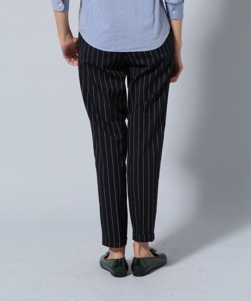 BLISS POINT Womens(ブリスポイント ウイメンズ)の「【Sサイズ展開アイテム】TRPUトラウザー(パンツ・レディース・キャメル/ネイビー/チェック/ストライプ・S/M/L)」の6枚目の写真