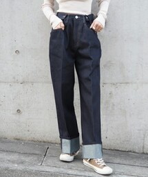 LAULEN（ローレン）の「Roll up Denim（デニムパンツ・レディース）」