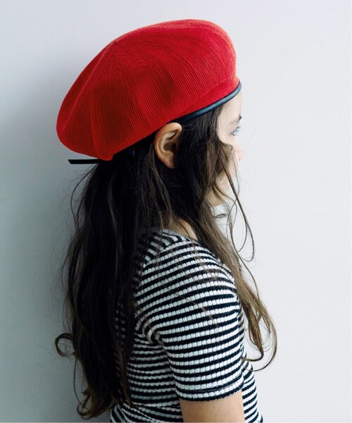 IENA(イエナ)の「別注ベレー帽 kids(56cm)◆(帽子・ブラック/(001)/フリー/在庫なし)」の2枚目の写真