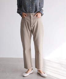 SLOBE IENA（スローブイエナ）の「《追加予約》LE DENIM×MARITAS カットオフカラーパンツ◆（パンツ）」