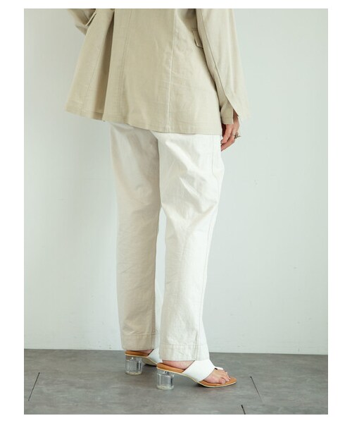 Green　Parks（グリーンパークス）の「綿麻バイオベーカーパンツ（パンツ・ナチュラル・M/L）」の7枚目の写真