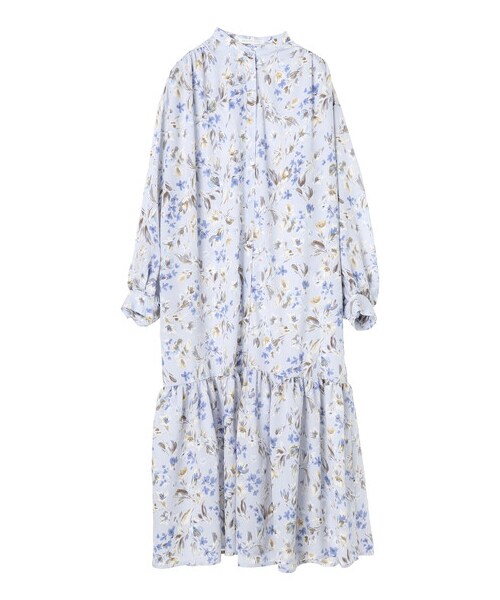 AMERICAN HOLIC（アメリカンホリック）の「サテンティアードワンピース（ワンピース/ドレス・サックスブルー/ネイビー・F）」の17枚目の写真