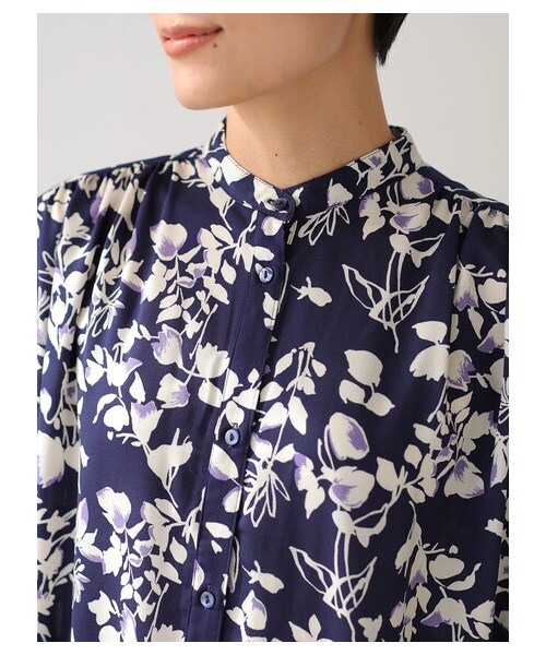 AMERICAN HOLIC（アメリカンホリック）の「サテンティアードワンピース（ワンピース/ドレス・サックスブルー/ネイビー・F）」の8枚目の写真