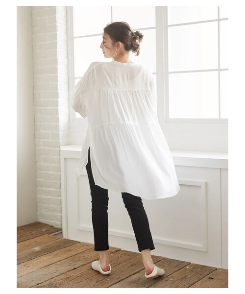 earth music&ecology(アースミュージックアンドエコロジー)の「<WEB限定大きな・小さなサイズ>スキスキスキニー(BK)(パンツ・ブラック・XS/XL)」の12枚目の写真