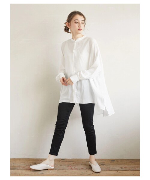 earth music&ecology(アースミュージックアンドエコロジー)の「<WEB限定大きな・小さなサイズ>スキスキスキニー(BK)(パンツ・ブラック・XS/XL)」の10枚目の写真