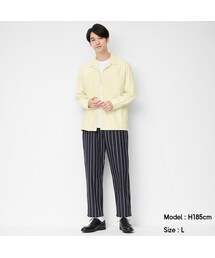 GU | シェフパンツ(ストライプ)(パンツ)