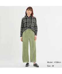 GU | ランダムプリーツドローストリングパンツQ+E(パンツ)