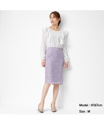 GU（ジーユー）の「レースタイトスカート+E（タイト・ペンシル）」 - WEAR